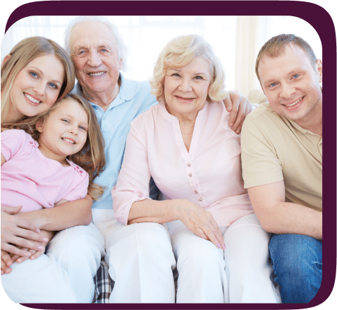 Caregiver with senior